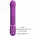 Pretty Love Coale 4-in-1 Silicone Intimate Machine Purple USB Rechargeable