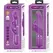 Pretty Love Coale 4-in-1 Silicone Intimate Machine Purple USB Rechargeable