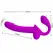 Pretty Love Kelpie Double Strapless Silikonski Sistem Ljubičasti 21 cm