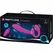 Pretty Love Thunderbird Double Strap-On Daljinski Vibrator Ljubičasti Silikon