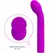 Pretty Love Logan Intimate Silicone Device 10 Modes Purple