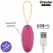 ONINDER CUTE WaveMotion Silikonsko Jaje - Kontrola Preko Aplikacije, USB, Vodootporno, Roze