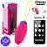 ONINDER CUTE WaveMotion Silikonsko Jaje - Kontrola Preko Aplikacije, USB, Vodootporno, Roze