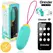 ONINDER CUTE Vibrating Rotating Silicone Gem Egg - App-Controlled, Waterproof