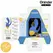 ONINDER CUTE Love 3 Some Triple Vibrator Blue-Yellow, App Control, 13cm