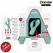 ONINDER Cute Love Bunny Turquoise App-Controlled Dual Stimulator 12.5cm