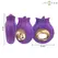 INTENSE Tuli Compact Vibrating & Oscillating Stimulator Purple