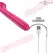 Intense PATY Flexible Model 2 Pink 19cm Silicone Vibrating Device