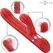 INTENSE LELE Red - Multifunctional Rotating & Oscillating Silicone Device