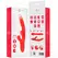 INTENSE Karol Multifunctional Vibrator Red, Thrust & Wave System