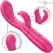 INTENSE Amara Pink Vibrating Device with Stimulating Tongue, 10 Modes
