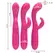 INTENSE Amara Pink Vibrating Device with Stimulating Tongue, 10 Modes