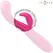 INTENSE Amara Pink Vibrating Device with Stimulating Tongue, 10 Modes