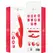 INTENSE Rosalia Red 3-in-1 Multifunctional Stimulation Device Waterproof