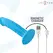 INTENSE PHOEBE Blue Silicone Intimate Device 10 Modes Remote 19cm
