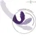 Intense JILL Double Stimulation Device 20 cm Purple Remote USB
