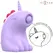 Intense Sweetie Unicorn Shape Tongue Stimulator Pink Silicone USB IPX7