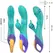 INTENSE FRED Dual Stimulation Rabbit Model Vibrator Blue Silicone