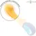INTENSE Shaggy Yellow Curved G-Spot Vibrator Ergonomic Silicone Design