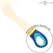 INTENSE Shaggy Yellow Curved G-Spot Vibrator Ergonomic Silicone Design