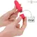 INTENSE Symone Compact USB Vibrating Bullet 8 Modes Red 10cm