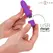 INTENSE Symone USB Rechargeable Vibrating Bullet Purple 10cm Compact