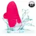 CalExotics Envy Handheld Rolling Ball Massager Pink, 7 Modes, Waterproof