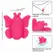 CalExotics Neon Vibes Flutter Vibe Pink - 10-Mode Intimate Apparatus