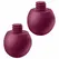 Satisfyer Love Birds Vary Vibrirajuće Vežbovne Kuglice Vinsko Crvene Aplikacijom Kontrolisane
