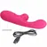 Pretty Love Skylar Roze Fleksibilni Silikonski Dvostruki Vibrator USB