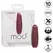 CalExotics Mod Tilt Intimate Wellness Device Red, Liquid Silicone, 10 Modes