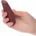 CalExotics Mod Tilt Intimate Wellness Device Red, Liquid Silicone, 10 Modes