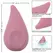 CalExotics Mod Flair Pink Precision Massager, 10-Speed, Liquid Silicone