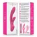 INTENSE Luigi Pink Rabbit Dual-Motor Silicone Vibrator - 10 Modes, Waterproof