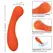 CalExotics Stella G-Wand Orange - Flexible Silicone Massager, 12 Modes