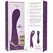 Treasure Hansel Zakrivljeni Silikonski Vibrator - WatchMe Kompatibilan, 17.5cm, Ljubičasti