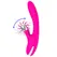 Diversia Bunny Waves 24 cm – Silikonski Dvostruki Intimni Uređaj USB Roze