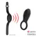 Mr Boss Tino Silicone Ring Black - Wireless Watchme Compatible, 10 Modes