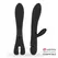 Brilly Glam Erik Dvostruki Motor Silikonski Vibrator Crni USB, Spreman za Daljinski