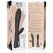 Brilly Glam Erik Dvostruki Motor Silikonski Vibrator Crni USB, Spreman za Daljinski