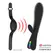 Brilly Glam Erik Dvostruki Motor Silikonski Vibrator Crni USB, Spreman za Daljinski