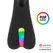 Brilly Glam Erik Dvostruki Motor Silikonski Vibrator Crni USB, Spreman za Daljinski