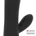 Brilly Glam Erik Dvostruki Motor Silikonski Vibrator Crni USB, Spreman za Daljinski