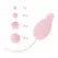 OHMAMA Pelvic Floor Trainer Kegel Sistem – Podesivi Otežani Set, Roze