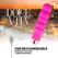 Dolce Vita SIX Pink Rechargeable Silicone Model, 7-Speed, 13 cm