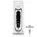 Dolce Vita Six Black - USB Rechargeable Silicone Model, 7 Modes, 13 cm