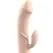 Intense Magnus Dual Natural punjivi silikonski vibrirajući sistem, 21cm