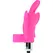 OHMAMA Leptir vibrirajući prsten za prst, ABS silikon, 10x7.3cm, roze