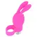 OHMAMA Finger Vibe Rabbit – Silikon, vodootporan, 9.8 cm, roze