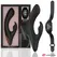 ANNE'S DESIRE Rabbit Intimni sistem sa WATCHME daljinskim upravljanjem Crna/Zlatna 20cm